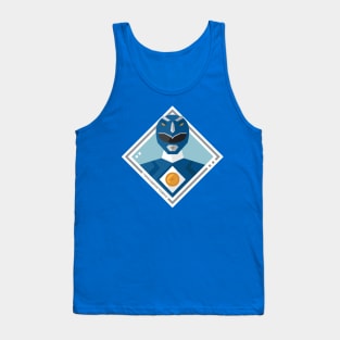 Blue Triceratops Ranger Tank Top